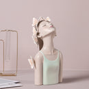 ARTLOVIN Butterfly Fairy Figures Girl Figurines Resin Tabletop Statues Creative Characters With Metal Gold Tray Home Decor Craft