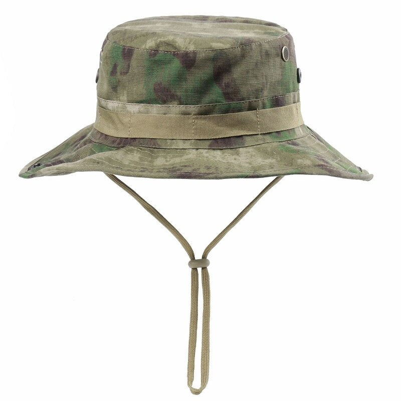 Waterproof Bucket Hat Summer Men Women Boonie Hat Outdoor UV Protection Wide Brim Panama Safari Hunting Hiking Fishing Sun Hat