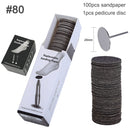 80/120/180 Nagelbeine Bohrer Diamant Pediküre Polierkappe Fuß Kallus Nagelhautschneider Grat Bits Maniküre Zubehör Fräsen