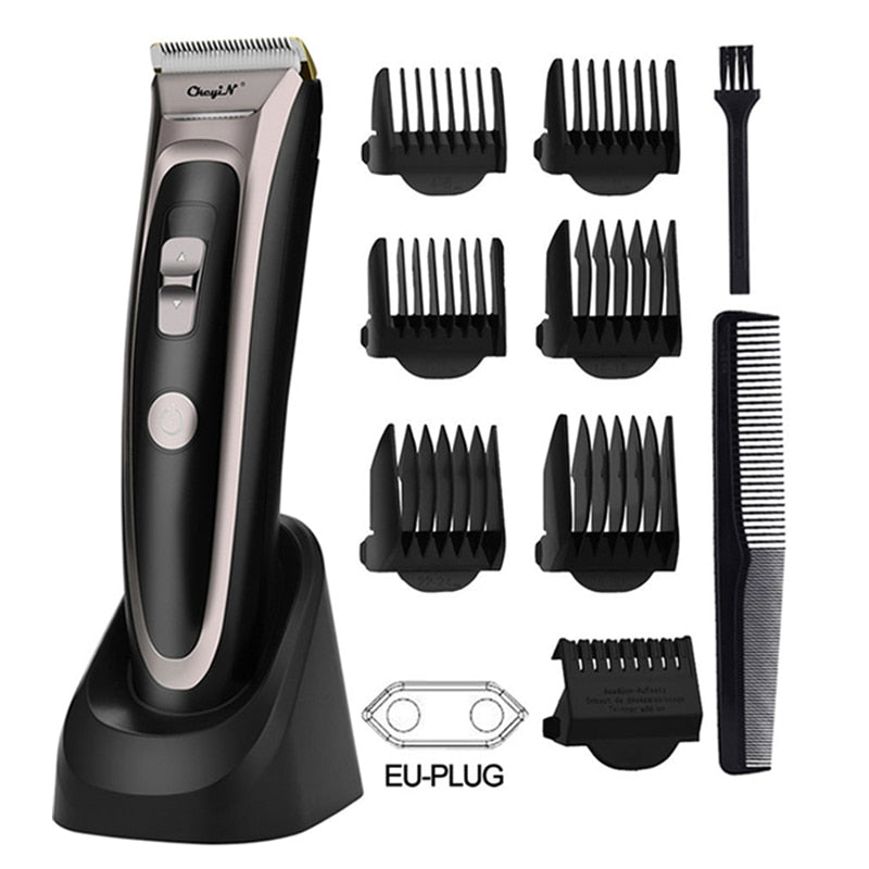 CkeyiN Professional Digital Hair Trimmer Rechargeable Electric Hair Clipper Men&