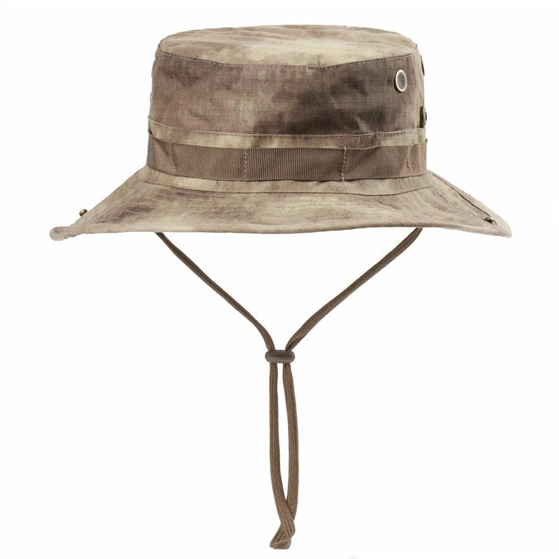 Waterproof Bucket Hat Summer Men Women Boonie Hat Outdoor UV Protection Wide Brim Panama Safari Hunting Hiking Fishing Sun Hat