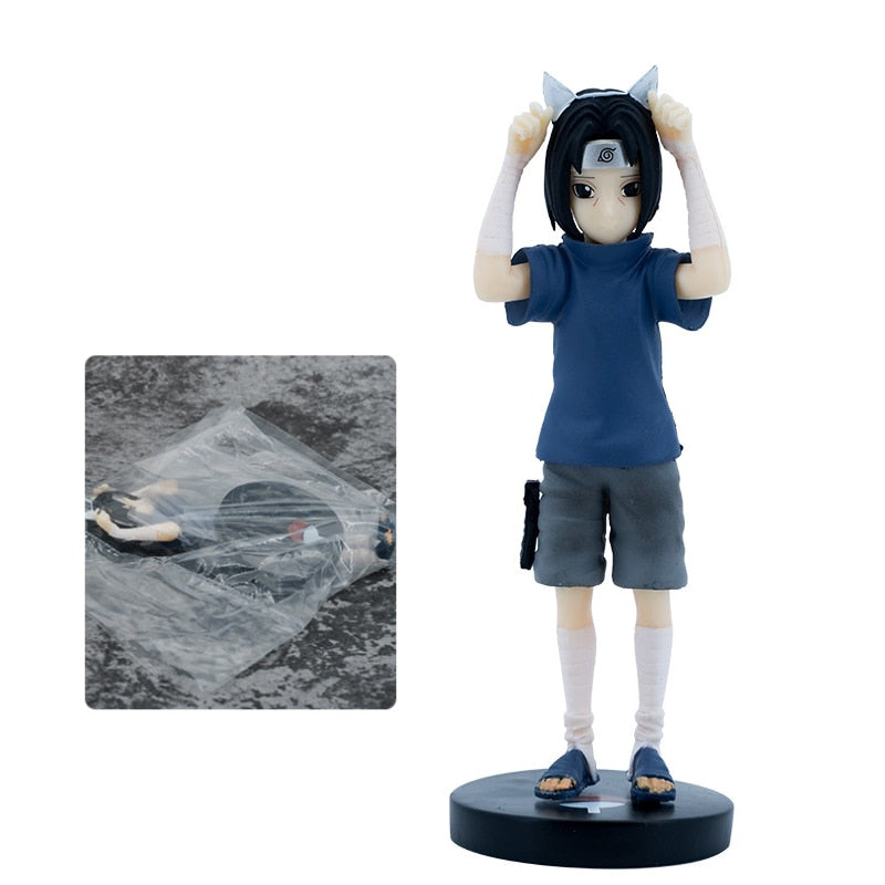Naruto GK figura de acción Shippuden Anime modelo Uzumaki Uchiha Itachi Akatsuki estatua de PVC juguetes coleccionables muñeca Figma para niños