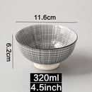 Japanese and Wind 4.5-inch Rice Bowl Ceramic Unglazed Anti-scalding Bowl European Simple Household Soup Bowl  High-legged