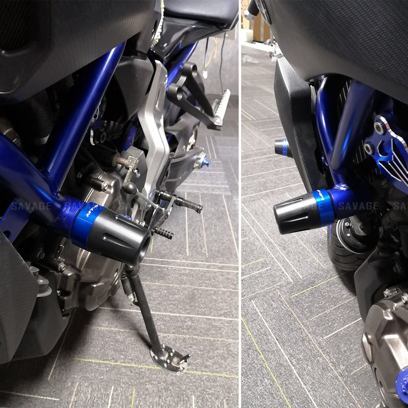 MT-07 Sturzpads Crash Protector für YAMAHA MT07 2014-2023 FZ07 Tracer 700/GT 7 Motorradzubehör Falling Protection Pad