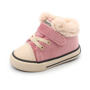 Baby Winter Shoes Girls 1-3 Years Old Warm Fur Boys Shoes Plus Velvet Girls Toddler Boots 2022 Winter Children&