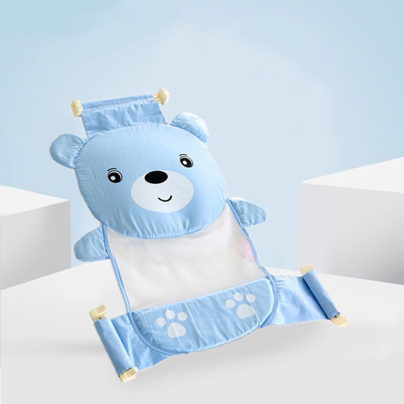 1pc Portable Baby Non-Slip Bath Tub NewBorn Air Cushion Bed/Chair/Shelf Baby Shower Cute Animal Cartoon Baby Bath Pad