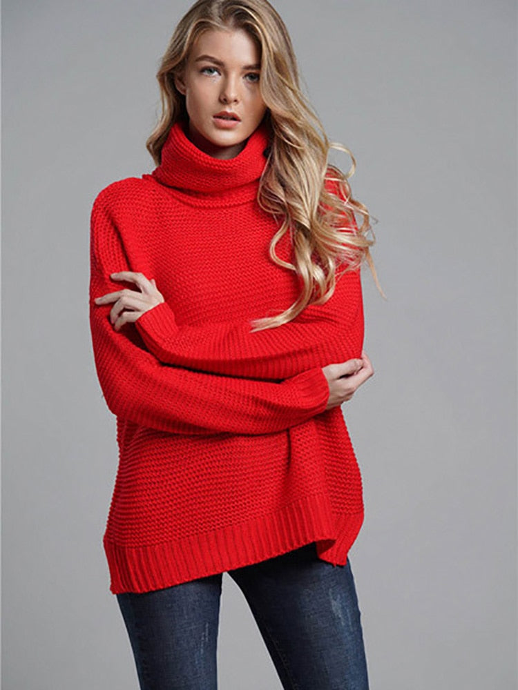 Fitshinling, suéter de invierno a la moda para mujer, prendas de punto, gran oferta, 6 colores sólidos, suéteres y jerséis de cuello alto para mujer, oferta de puente