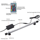 Luz de acuario RGB, lámpara de buceo con control remoto de 18-57cm, lámpara colorida de 90-260v para plantas, pecera, uso anfibio esencial