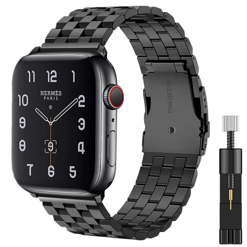 Armband für Apple Watch 6 SE 7 8 Ultra Bands 44 mm 42 mm 40 mm 38 mm 41 mm 45 mm 49 mm Edelstahlband für iWatch 5/4/3/2/1 Strap