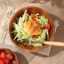 1Pc Handmade Acacia Wood Bowl Fruit Salad Bowl Small Rice Soup Bowl Kitchen Food Container Wooden Tableware Gift Dropshipping