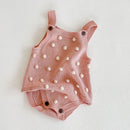 Mamelucos tejidos para bebés, monos bonitos, ropa para niñas y niños recién nacidos, Pelele sin mangas para niñas y niños, mono de punto para niños pequeños