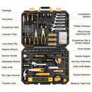 DEKO DKMT208 Tools edc. Hand tools with toold box socket set torque wrench hammer etc. Professional woodworking tools Home DIY