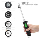 Geartronics Digital Tire Pressure Gauge Dual Head 200 PSI Heavy Duty Tire Gauge For Truck Car 4 Setting With Backlight LCD