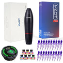 Máquina de tatuaje profesional, máquina de tatuaje de mástil K2, juego de máquina de tatuaje rotativa de maquillaje para agujas de cartucho, suministros de tatuaje