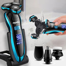 Electric Razor Electric Shaver Hair Cutting Shaving Machine for Men Clipper Beard Trimmer  Rotary Shaver 100% Water Proof