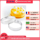 6 8 10 CM Stainless Steel Tart Mold Ring Tartlet Cake Mousse Molds Cookies Pastry Circle Cutter Pie Ring Perforated