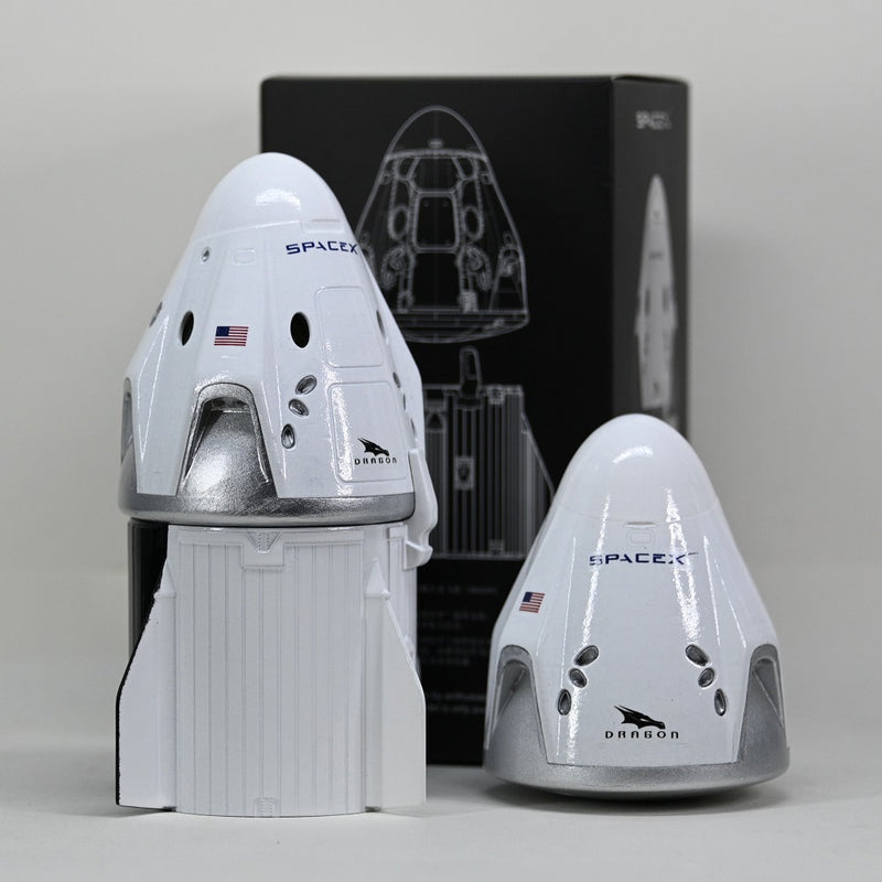 SpaceX Modell Starship Rocket Model Dragon CrewDragon Spacecraft Astronaut Exquisites Modell Desktop Ornaments Geschenk für Männer