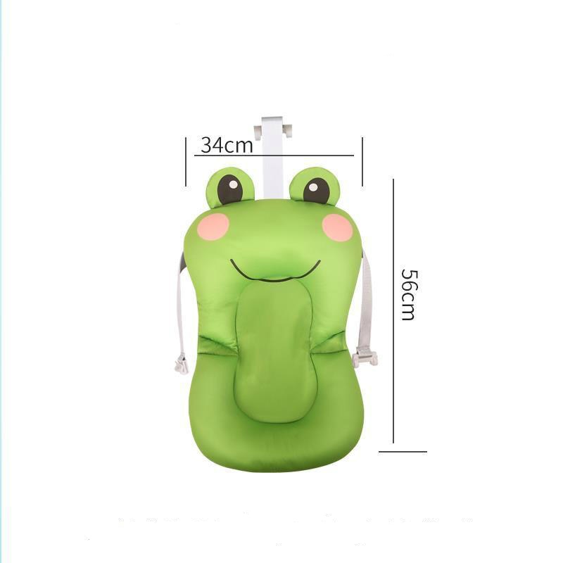 1pc Portable Baby Non-Slip Bath Tub NewBorn Air Cushion Bed/Chair/Shelf Baby Shower Cute Animal Cartoon Baby Bath Pad