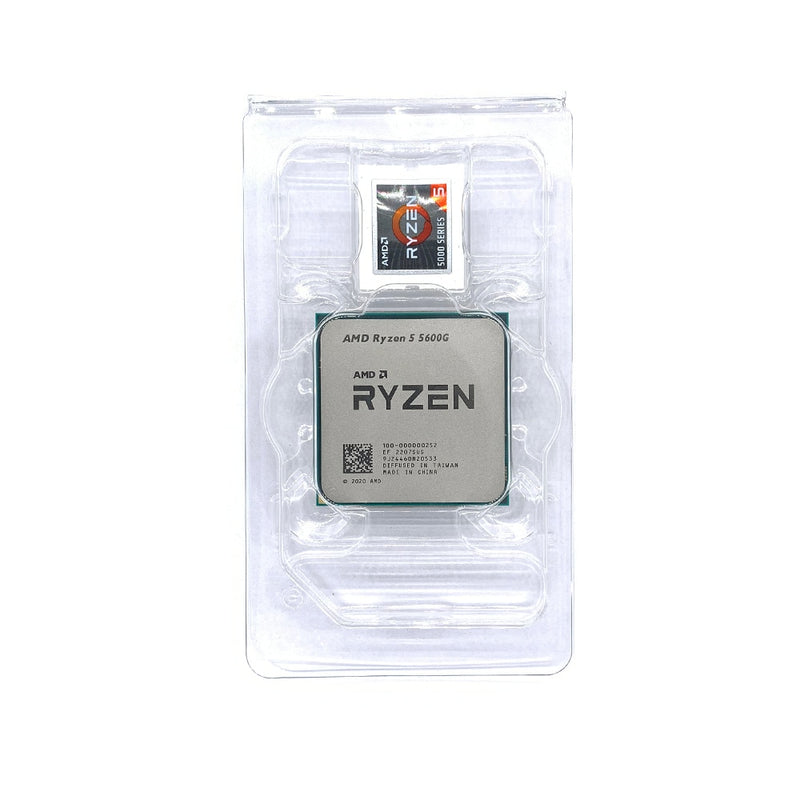 AMD Ryzen 5 5600G R5 5600G 3,9 GHz Sechskern-Zwölf-Thread-65-W-CPU-Prozessor L3=16M 100-000000252 Sockel AM4 KEIN LÜFTER