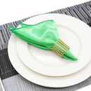 50 unids/lote de servilletas de 30cm, pañuelo cuadrado de tela satinada, servilleta de mesa para cena, decoración de boda, fiesta, evento, suministros para el hogar
