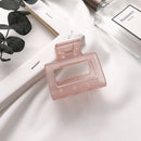 Fashion Leopard Print Hair Claws Geometric Hair Clamp Grab Hair Styling Hair Clips for Women Girls Hairpin Hair Accessories