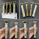 Close-cutting Digital Hairdresser Electric Hair Clipper Professional Barber Men Hair Trimmer Rechargeable 0mm T- Blade Machine