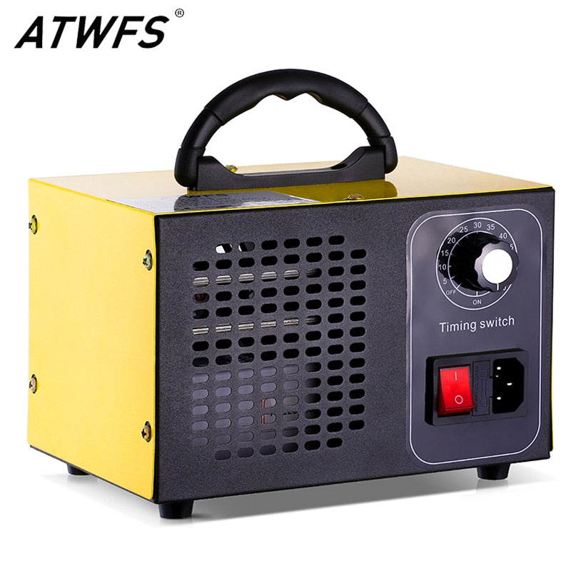 ATWFS Ozone Generator 220v 60g/48g Air Purifier Ozonator home Ozon Cleaner Remove Odor O3 Ozonizador