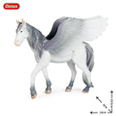 Oenux Classic Mythical Rainbow Pegasus Simulation Animal Original Fairy Tale Fly Horse Action Figures Model PVC Educational Toys