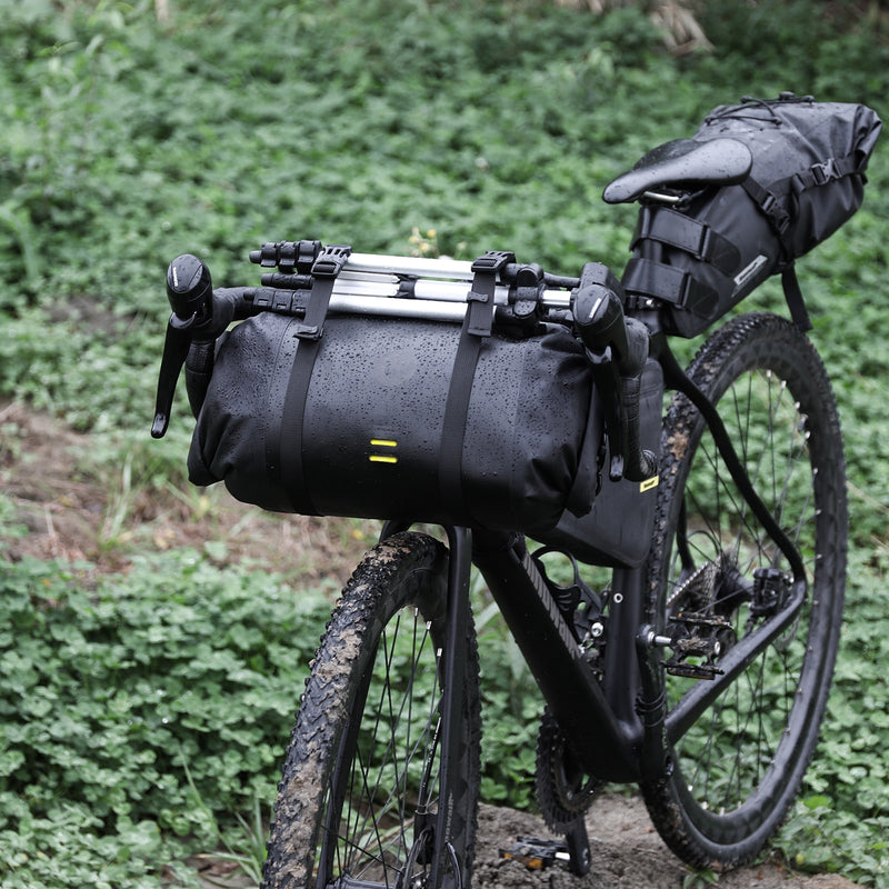 Rhinowalk Bicycle Bag Waterproof Big Capacity Handlebar Bag 1 or 2-piece Front Tube Cycling Bag MTB Frame Trunk Bike Accessories