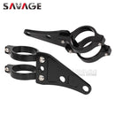 For 41mm Fork Motorcycle Headlight Mount Bracket Clamp Head Lamp Support Turn Signal Light Holder Chopper Cafe Racer Accessories