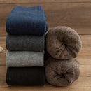 6 uds = 3 pares de medias de compresión de invierno para hombre cálidas hasta la rodilla calcetines largos de felpa de algodón grueso calcetines de pantorrilla tamaño 38-44