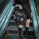 11 BYBB'S DARK Vintage Hip Hop bolso de hombro Streetwear lona Multi bolsillos escuela mensajero pecho bandolera hombres mujeres