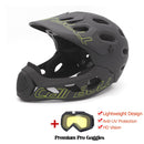 Casco de bicicleta Cairbull para hombre y mujer, casco de ciclismo de montaña MTB de cara completa en molde, gorras para casco de bicicleta deportiva de seguridad para carreras todoterreno