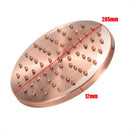 Cabezal de ducha de lluvia de baño Retro Vintage redondo de 8 pulgadas, manguera de cobre rojo antiguo, rociador de ducha superior, herramientas de cabezal único para baño