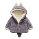Herbst Winter Baby Oberbekleidung Kleinkinder Mädchen Mit Kapuze Gedruckt Prinzessin Jacke Mäntel 1. Jahr Geburtstagsgeschenke Baumwolle Gefütterte Kleidung