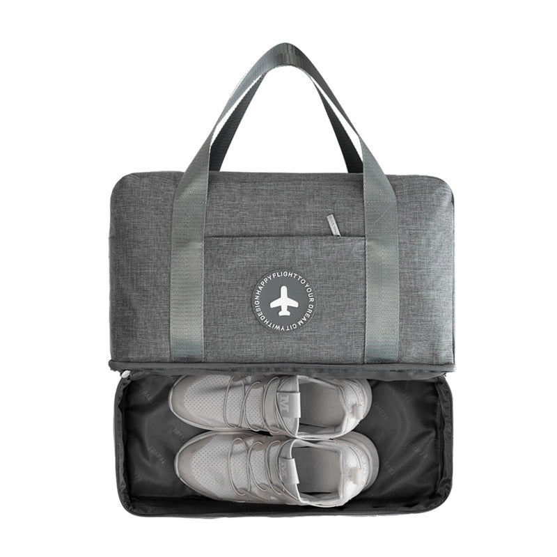 Bolsa de viaje impermeable para deportes de natación, ropa para correr, organizador de zapatos, equipaje para hombres y mujeres, bolsa portátil ordenada, accesorios