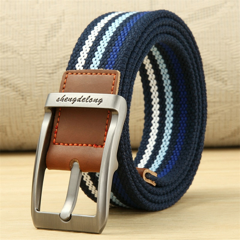 MEDYLA Canvas Belt Outdoor Tactical Belt Unisex High Quality Canvas Belts for Jeans Male Luxury Casual Straps Ceintures