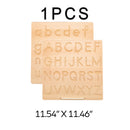 Montessori Tracing Board Wooden toy for girls boy Double Sided Uppercase &amp; Lowercase Letters number Educational game toy product