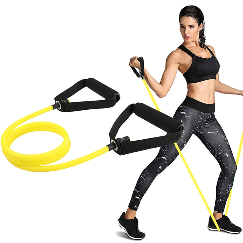 New Fitness Sport Pilates Bar Kit Gym Workout Stick Pilates Exercise Bar Kit with Resistance Band Body Building Puller Yoga Rope