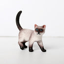 Miniature Farm Realistic Cat Figurines Toys  Educational  Animal Model Cat Figures Toy Set Decoration and Party Favors