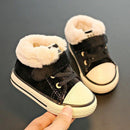 Baby Winter Shoes Girls 1-3 Years Old Warm Fur Boys Shoes Plus Velvet Girls Toddler Boots 2022 Winter Children&