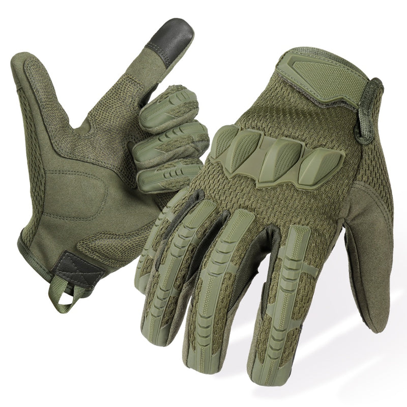 Multicam táctico militar guantes de dedo completo ejército Paintball Airsoft combate pantalla táctil goma guante protector hombres mujeres nuevo