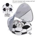 Mambobaby Baby Float Swimming Ring With Roof Infant Waist Floater Non-Inflatable Buoy Beach Pool Accessories Toys Swim Trainer