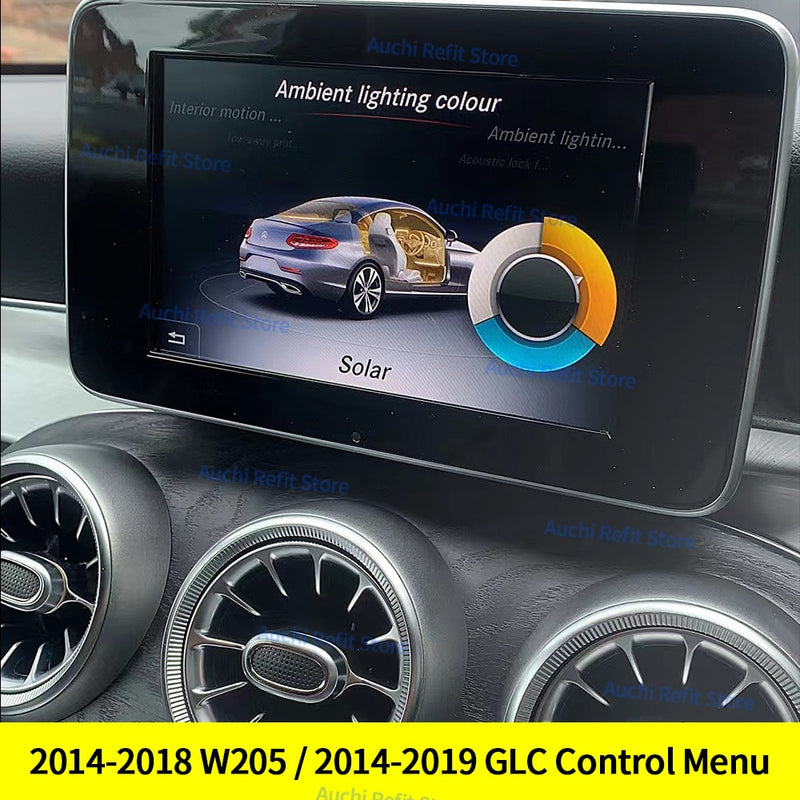 OBD For Mercedes-Benz A/B/C/GLC/CLA/GLA/V Class W176 W177 W246 W205 X253 W156 W117 W447 Ambient Light Function Menu Activation