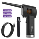 ATEnge Cordless Air Duster Cordless for Computer Cleaning, Replacement for Compressed Air Cans, Rechargeable Air Blower Cleaner