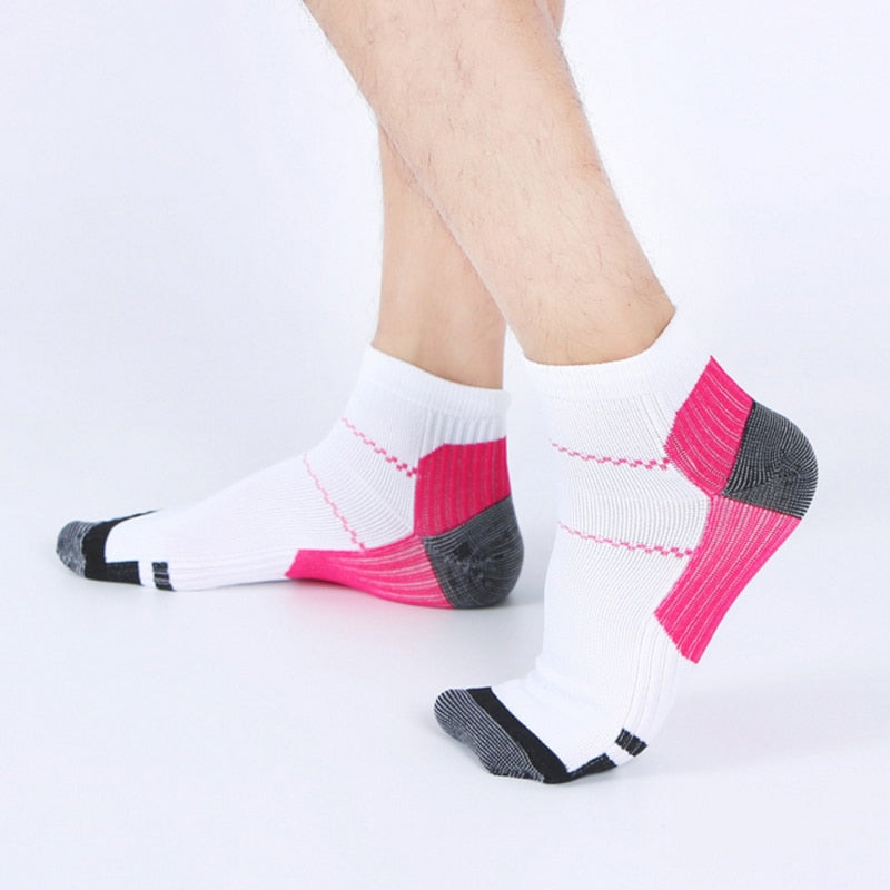 Calcetines de compresión para hombre y mujer, calcetín para fascitis Plantar, masaje antifatiga, calcetín médico para tobillo y pie, calcetín para espuelas de talón