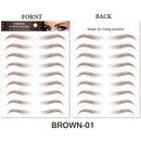 6D Eyebrows Sticker Water Transfer Hair-like Eye Brow Tattoo Stickers Long Lasting False Eyebrow Enhancers Eye Brow Cosmetics