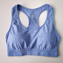 Nepoagym Mujeres Vital Sujetador deportivo sin costuras Racerback Push Up Sujetador de entrenamiento para Yoga Correr Transpirable Inalámbrico