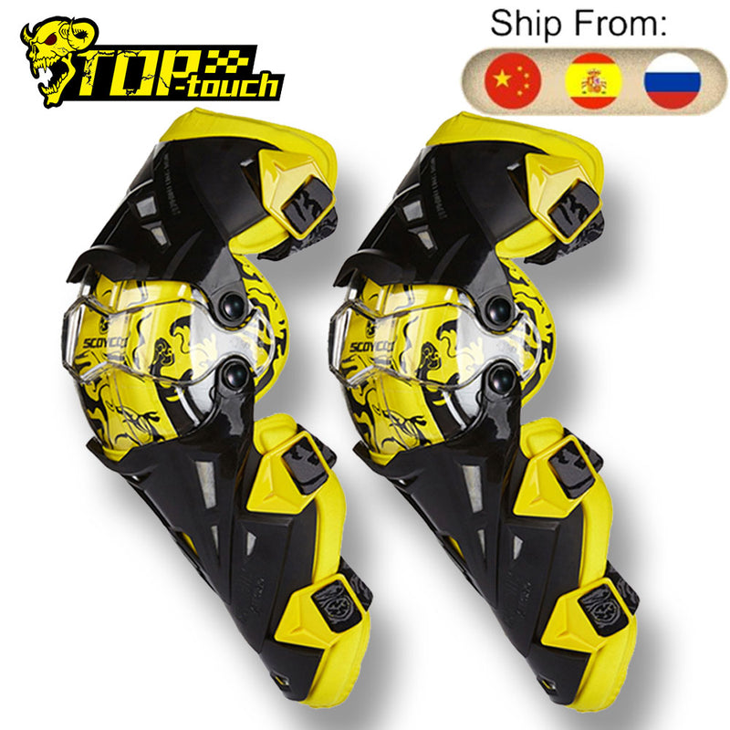 Scoyco Motorcycle Knee Pad Men Protective Gear Knee Gurad Knee Protector Rodiller Equipment Gear Motocross Joelheira Motor