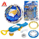 Infinity Nado 5 Deluxe Advanced Series Non Stop Battle Set Metal Spinning Top Gyro With Magnetic Launcher Anime Kid Toy